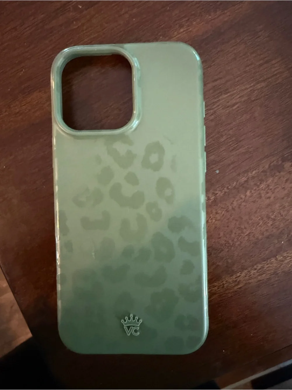 Velvet Caviar Green Leopard Print iPhone Case - iPhone 16 pro max